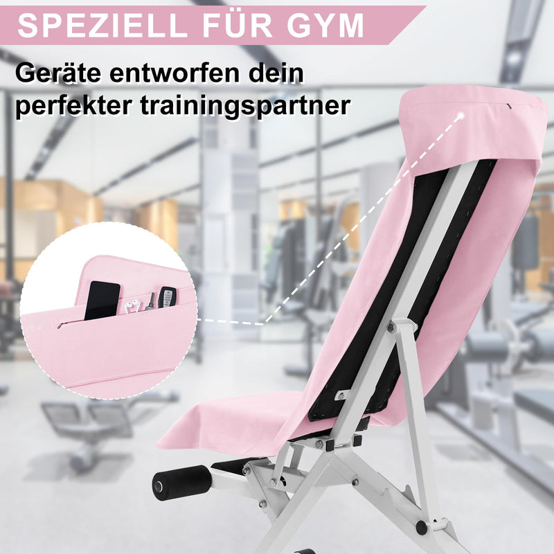 Load image into Gallery viewer, Fitnesshanddoek Microvezel 120x50 cm Sneldrogend met Ritsvak – Sporthanddoek – Reishanddoek
