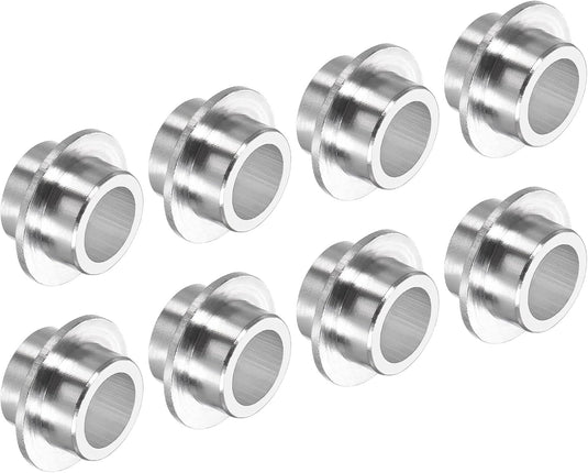 Inline skate asbussen aluminium (8 stuks) - Lager spacers wiel center - Rolskate lager afstandshouders