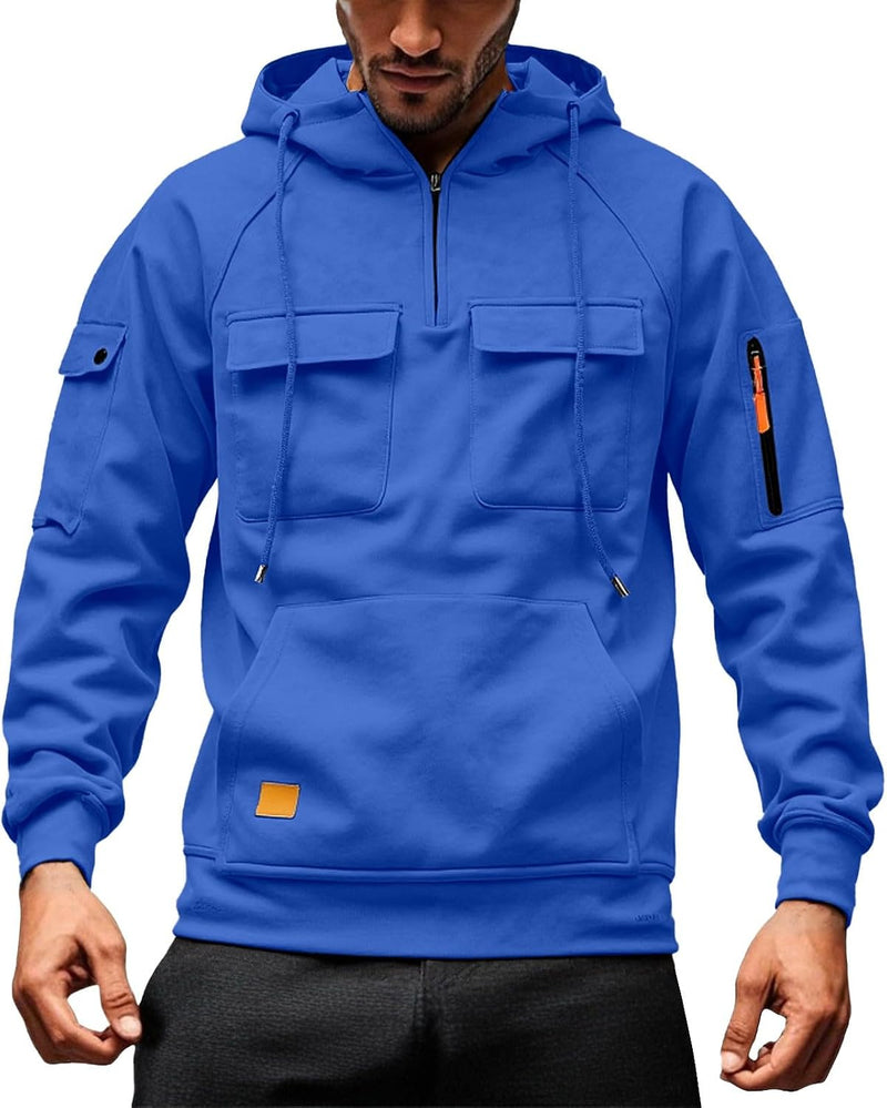 Laden Sie das Bild in Galerie -Viewer, Heren hoodie met capuchon en kangoeroezak voor de winter – sweater – capuchontrui
