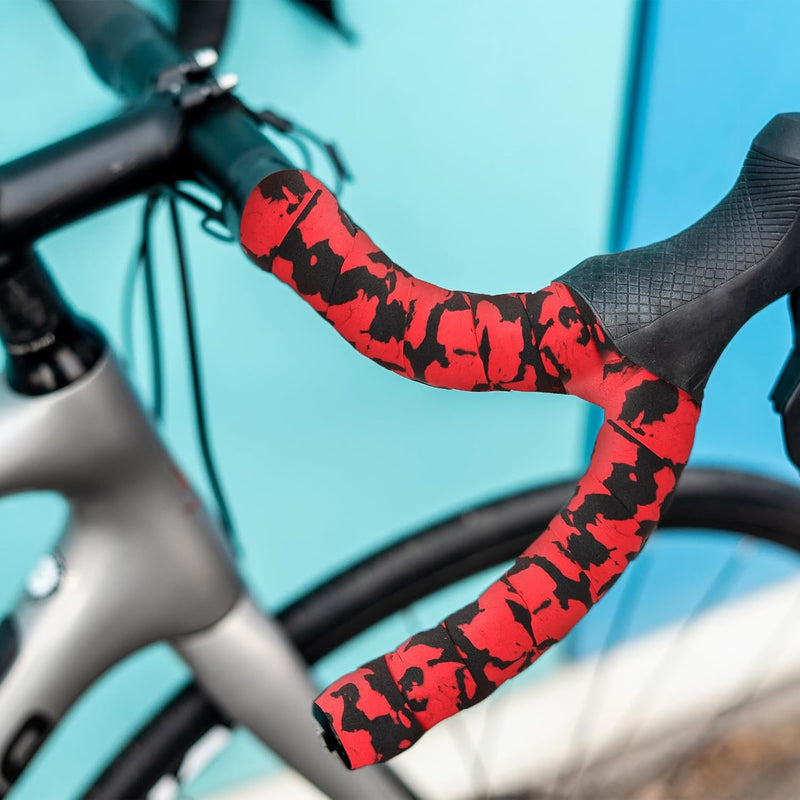 Laden Sie das Bild in Galerie -Viewer, Fahrradlenkerband, 2 Rollen, 200 x 3 cm, aus EVA-Schaumstoff – rutschfeste Lenkerumwicklung – stoßdämpfender Lenkerbezug für Rennräder
