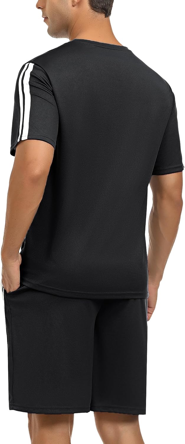 Chargez l'image dans la visionneuse de la galerie, Heren sportset met T-shirt en korte broek
