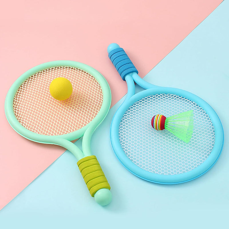 Laad afbeelding in Galerijviewer, Federball Set Kinder Badminton Set Tennisschläger Spielzeug Geschenkset für Kinder
