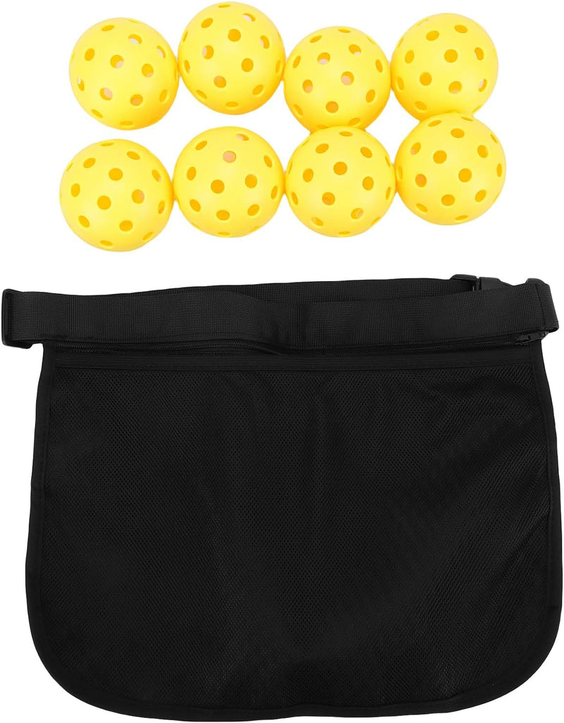 Load image into Gallery viewer, Pickleball ballen 8 stuks met 40 gaten en draagtas – pickleballs – trainingsballen
