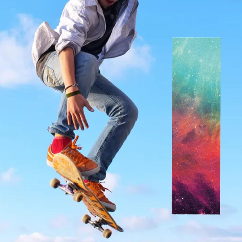 Carica immagine in Galleria Viewer, Skateboard griptape 84 x 23 cm waterdicht en luchtbelvrij – antislip longboard grip tape

