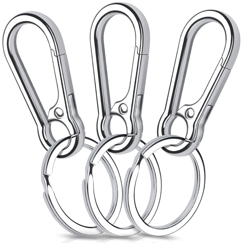 Chargez l'image dans la visionneuse de la galerie, Karabiner Sleutelhangers 3 Stuks met Sleutelring 4,7 cm – Sleutelhanger – Karabijnhaak
