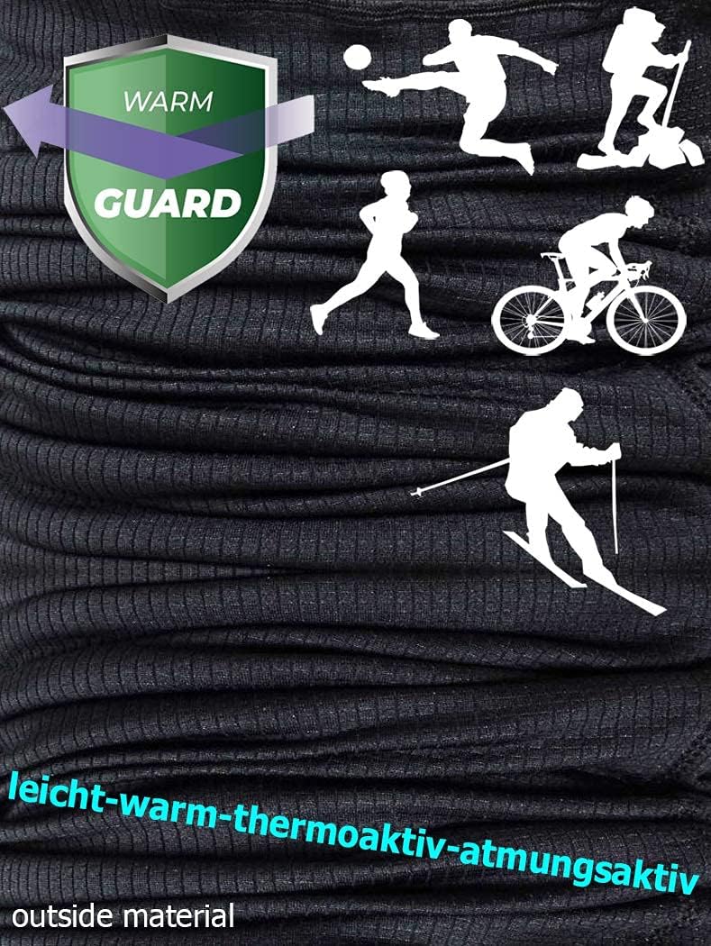 Load image into Gallery viewer, TODO Universele colsjaal, winterhalsdoek voor hardlopen, wielrennen, heren, dames, multifunctionele doek, halswarmer, warm, fleece, winddicht, ski, nekwarmer, voetbal, zwart, Zwart - Ns1, One size

