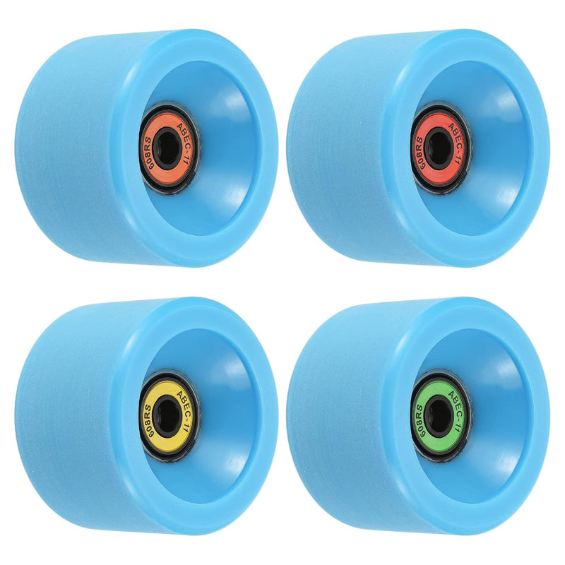 Carica immagine in Galleria Viewer, Longboard wielen 65 x 51 mm 78A met ABEC-11 lagers 4 stuks zwart – cruiser skateboard wielen
