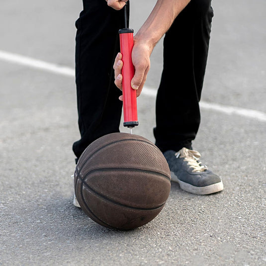 Balpomp naalden adapterset 5-delig met slang en mondstuk – pompnaalden – sportbal accessoires