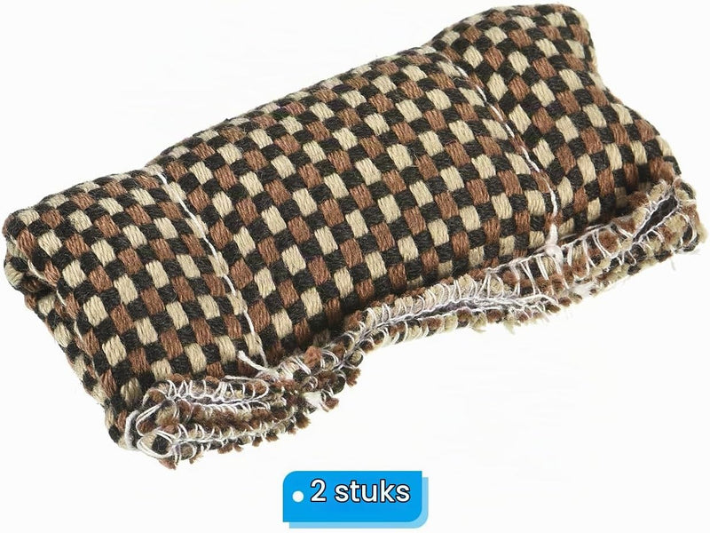 Chargez l'image dans la visionneuse de la galerie, Biljart keu reinigingsdoeken 2 stuks 10 x 5 cm bruin – schachtreiniger – biljart accessoires
