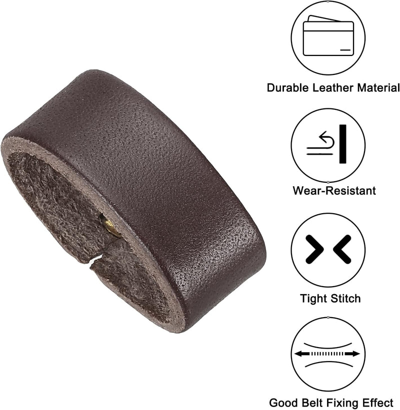 Chargez l'image dans la visionneuse de la galerie, Leren riemlussen 2 stuks voor riemen 38-40 mm – riemhouders – vervangende keeper loops
