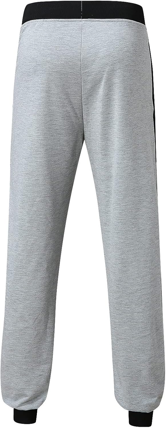 Laad afbeelding in Galerijviewer, Heren joggingbroek van katoenmix met zakken en print – sportbroek – trainingsbroek
