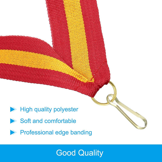Medaille neklinten 10 stuks 44 x 2,5 cm met klikclip – award linten – sport accessoires