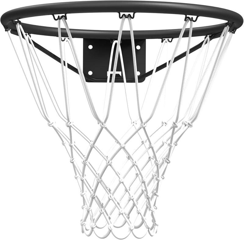 Load image into Gallery viewer, Bee-Ball Basketball Rim - 18 Inch - Basketball Replacement Rim Net for Outdoor and Indoor Basketball Hoop - Adjustable-Height and Fixed Basketball Hoop for All
