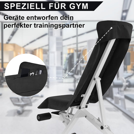 Fitnesshanddoek Microvezel 120x50 cm Sneldrogend met Ritsvak – Sporthanddoek – Reishanddoek