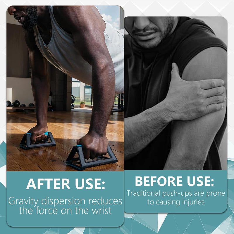 Load image into Gallery viewer, Push-up bars 2 stuks met siliconen handgrepen en antislip basis – parallettes – calisthenics
