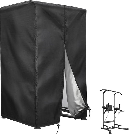 Beschermhoes voor power rack 102 x 107 x 163 cm van 420D Oxford – fitness hoes – waterdichte afdekhoes