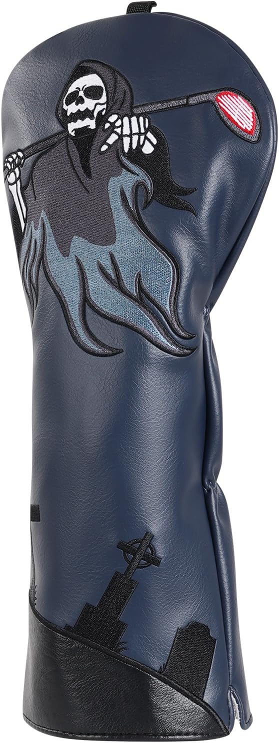 Load image into Gallery viewer, Golfclub beschermhoes van kunstleer met camouflage borduurwerk voor drivers tot 460cc – golfclubhoes – driverbescherming
