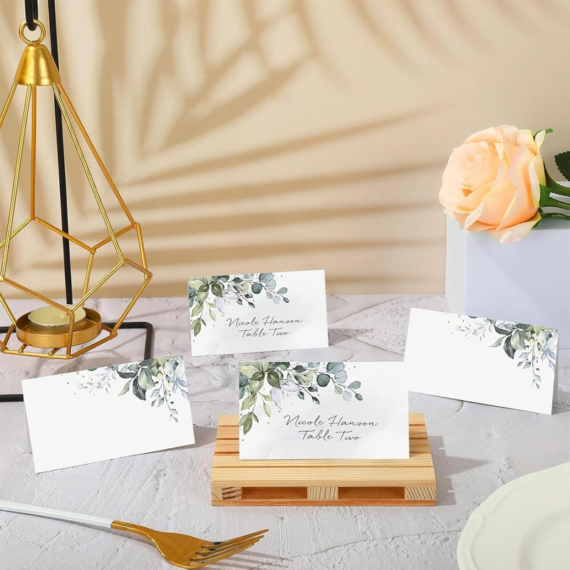 Load image into Gallery viewer, 100 Stuks trouwplaatskaartjes, Plaatskaartjes voor tafeldecoraties, Elegant ontworpen plaatskaartjes voor bruiloften, ceremonies, verjaardagen, dopen, communies en andere festiviteiten
