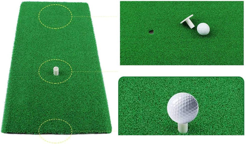 Load image into Gallery viewer, Rubberen golftees voor oefenmat in 5 maten – wit
