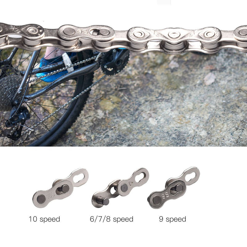 Laden Sie das Bild in Galerie -Viewer, Fiets-kettingslot, 5 paar kettingslot fietsketting fietsketting fietsketting, voor 6 7 8 9 10 snelkoppeling (geen standaard 10 snelheid)
