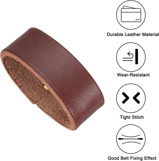 Leren riemlussen 2 stuks voor riemen 38-40 mm – riemhouders – vervangende keeper loops