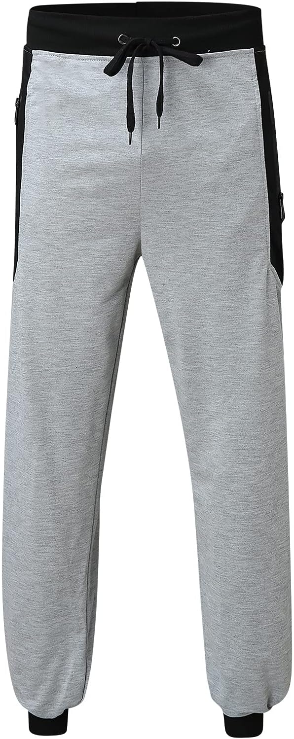Laad afbeelding in Galerijviewer, Heren joggingbroek van katoenmix met zakken en print – sportbroek – trainingsbroek
