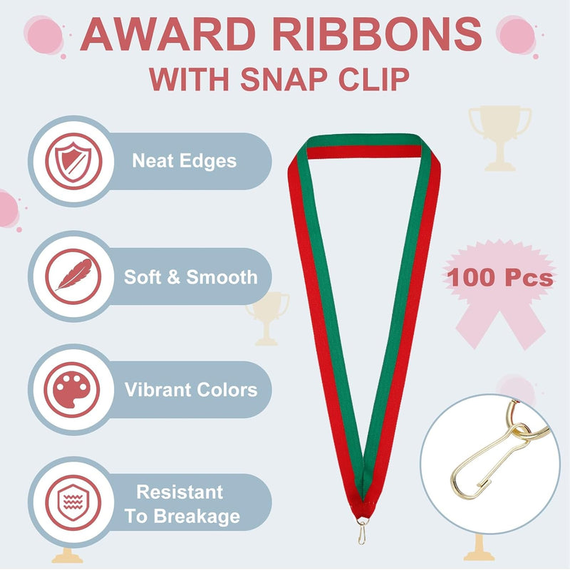 Chargez l'image dans la visionneuse de la galerie, Medaille neklinten 100 stuks 43 x 2,2 cm met klikclips – award linten – sport accessoires
