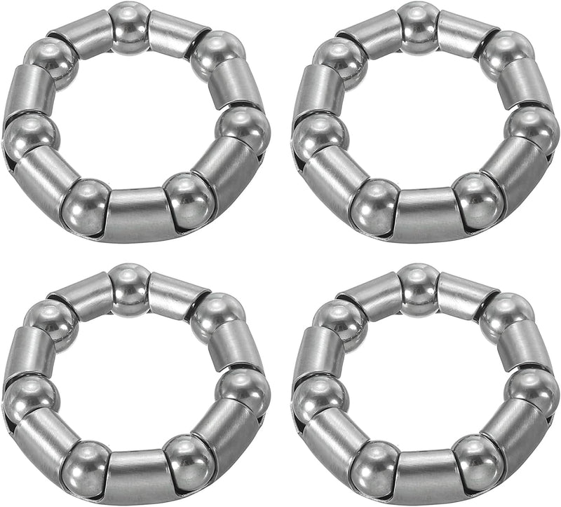 Chargez l'image dans la visionneuse de la galerie, Fiets cranklagers 4 stuks 3/8 inch met 7 kogels van roestvrij staal – kogellagers – fietsonderdelen
