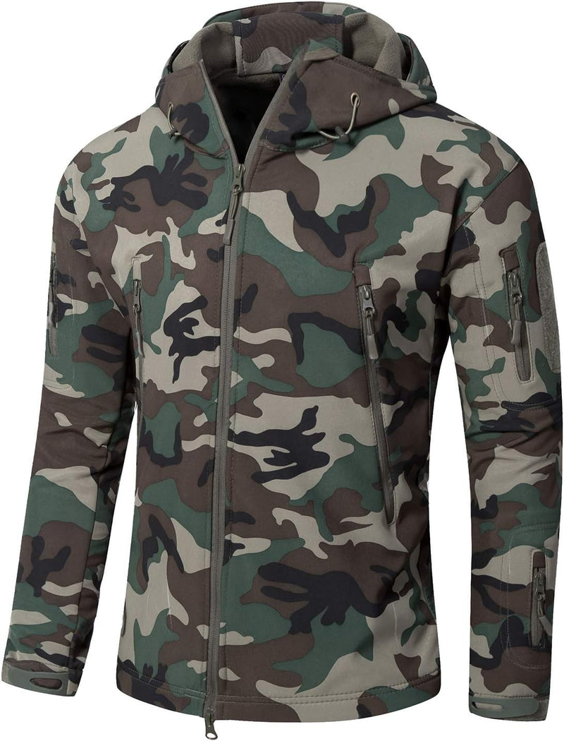 Load image into Gallery viewer, Mannen s Camouflage Tactische Jas en Jas Militaire Jas Waterdichte Zachte Shell Jassen Windbreaker Jacht Kleding
