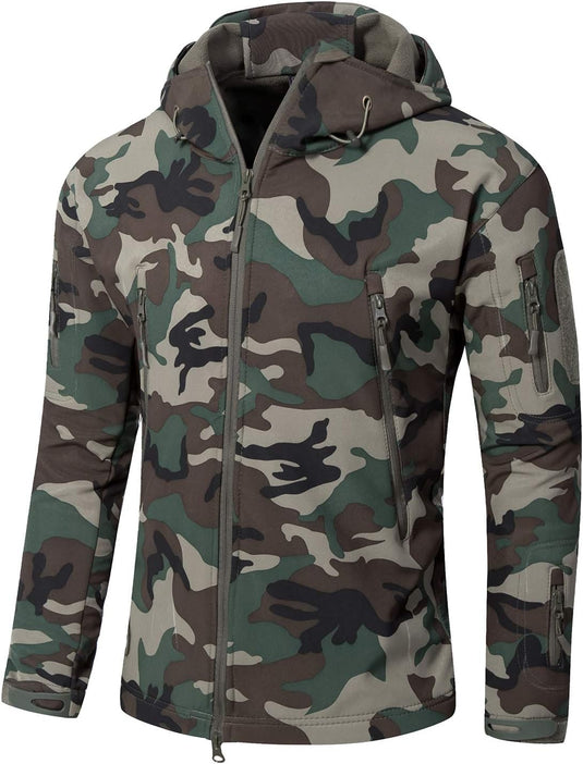 Mannen s Camouflage Tactische Jas en Jas Militaire Jas Waterdichte Zachte Shell Jassen Windbreaker Jacht Kleding