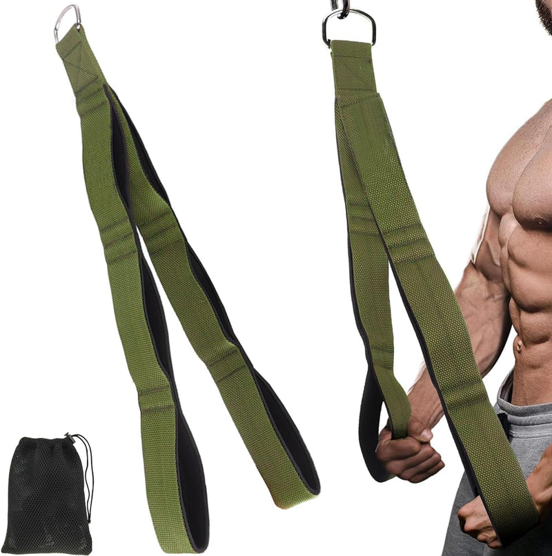 Load image into Gallery viewer, triceps touw fitness apparatuur, krachttraining Spantouw wordt geleverd met opbergtas, Triceps-trainer voor lat pulldowns, geschikt voor triceps krachttraining gym accessoire
