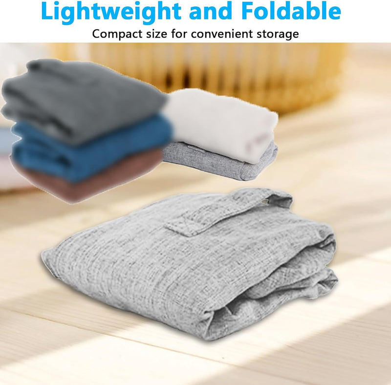 Load image into Gallery viewer, Yogabal hoes 55 cm van katoen-linnen – antislip balcover – wasbaar – bescherming
