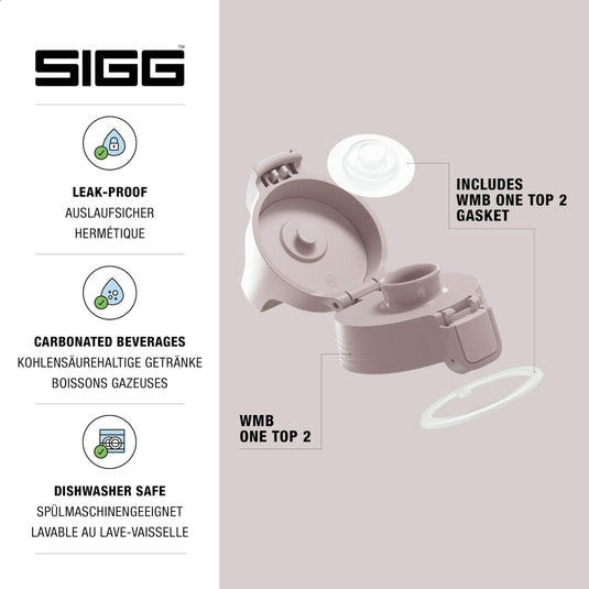 Vervangende drinkfles dop met lekvrije sluiting en siliconen afdichting – flesdop – drinkfles accessoire