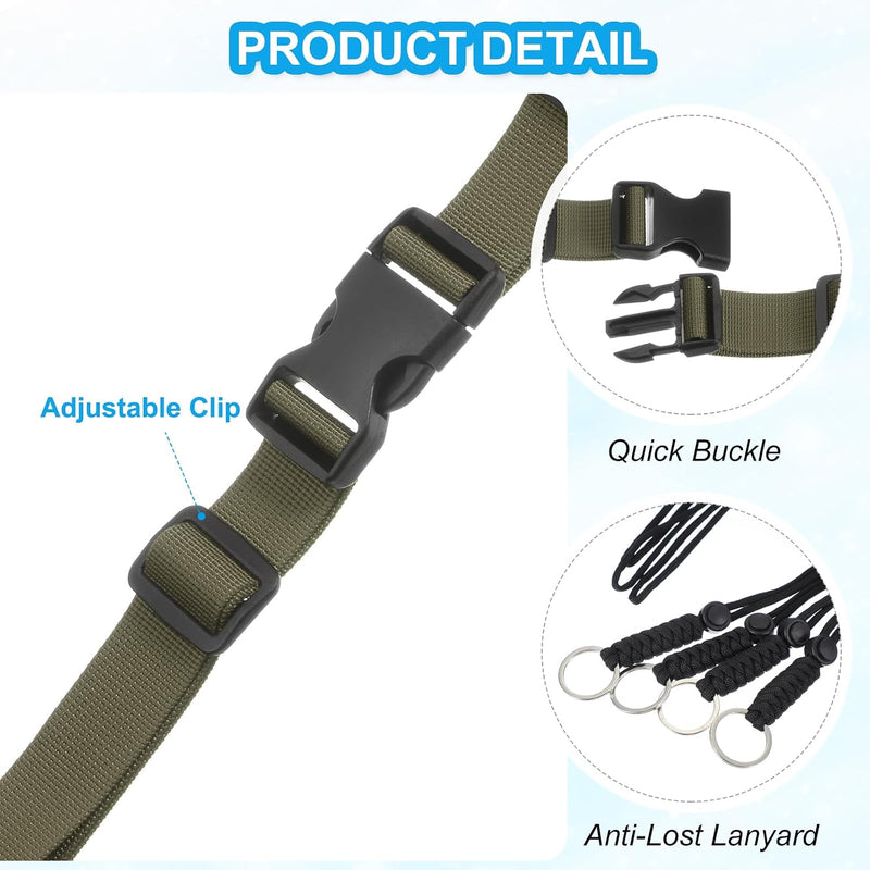 Load image into Gallery viewer, Verstelbare rugzak borstband set met snelgesp en veiligheidskoord – borstriem – outdoor accessoires
