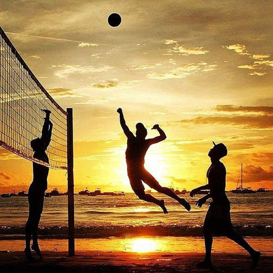 Volleyball net 9.5 x 1 m for indoor and outdoor use