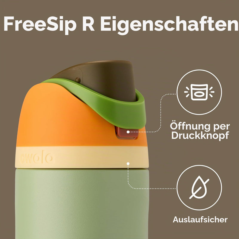 Load image into Gallery viewer, Owala FreeSip Isolierte Edelstahl-Trinkflasche, 710ml, Iced Breeze

