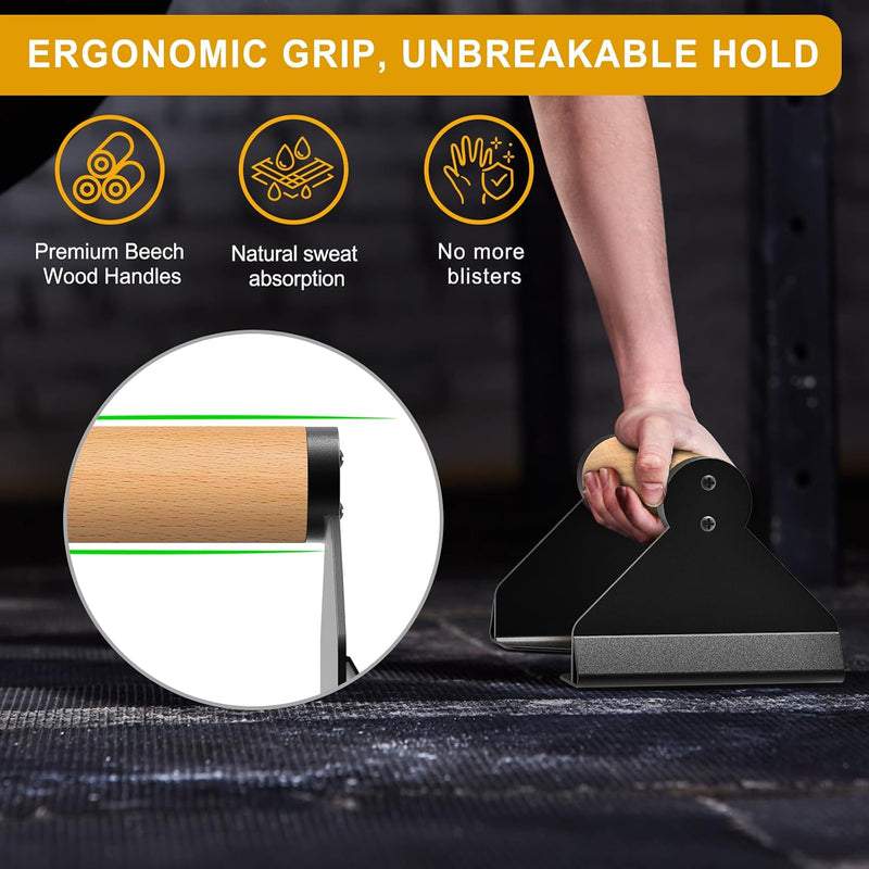 Laden Sie das Bild in Galerie -Viewer, Push-up bars 2 stuks met ergonomische handgrepen en antislip basis – parallettes – calisthenics
