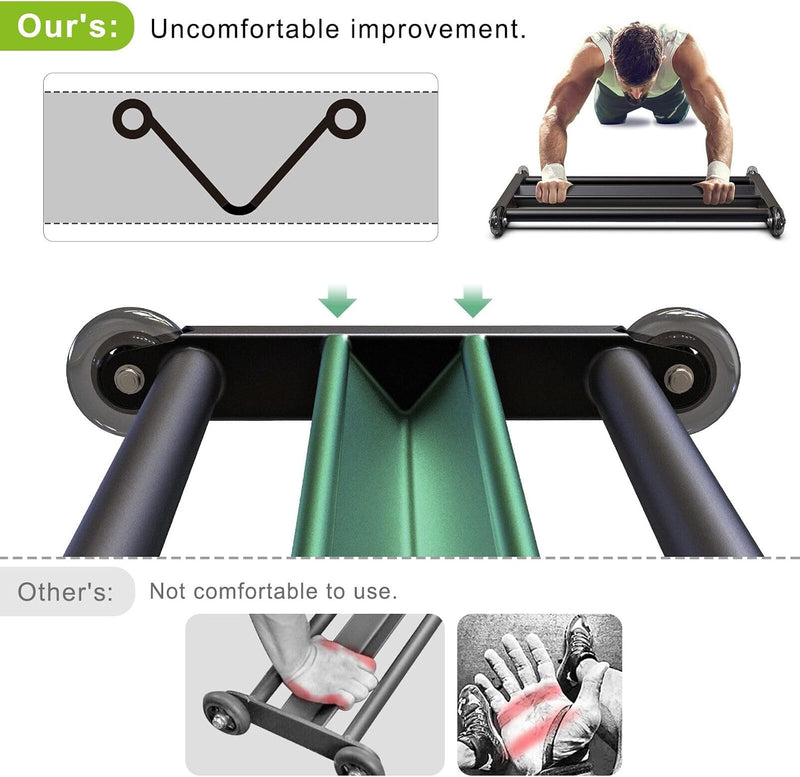 Load image into Gallery viewer, Hamstring roller met V-vormige voetsteun en soepele wielen – glute trainer – core trainer
