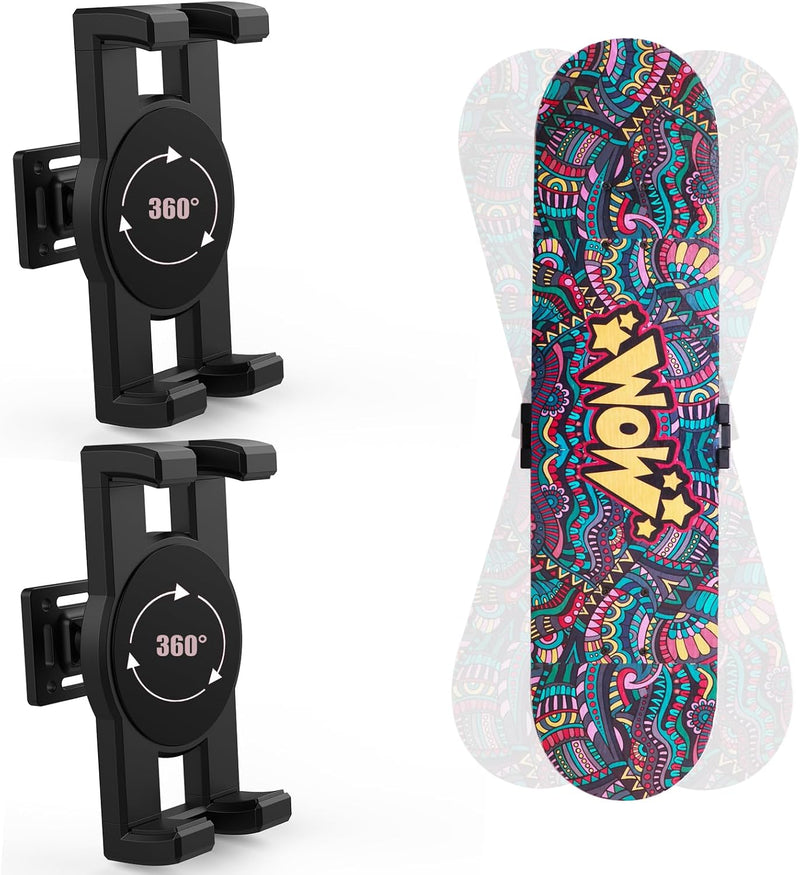 Carica immagine in Galleria Viewer, Skateboard wandhouder 360° draaibaar 2 stuks tot 15 kg – deck displayhouder – skate accessoires
