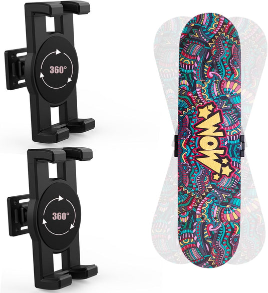 Skateboard wandhouder 360° draaibaar 2 stuks tot 15 kg – deck displayhouder – skate accessoires