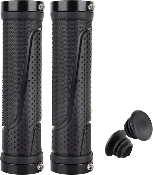 Fietshandvatten set 22 mm zwart antislip