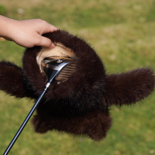 Golfclub beschermhoes van katoen voor hybride golfclubs met klittenbandsluiting – hybrid headcover – golfbescherming