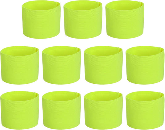 Aanvoerdersbanden 11 stuks verstelbaar 33 x 7 cm – captain armbanden – voetbal accessoires