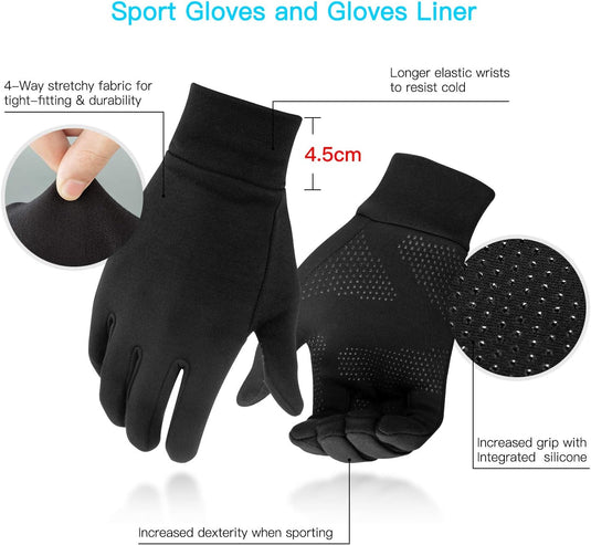 Touchscreen sporthandschoenen winddicht en antislip