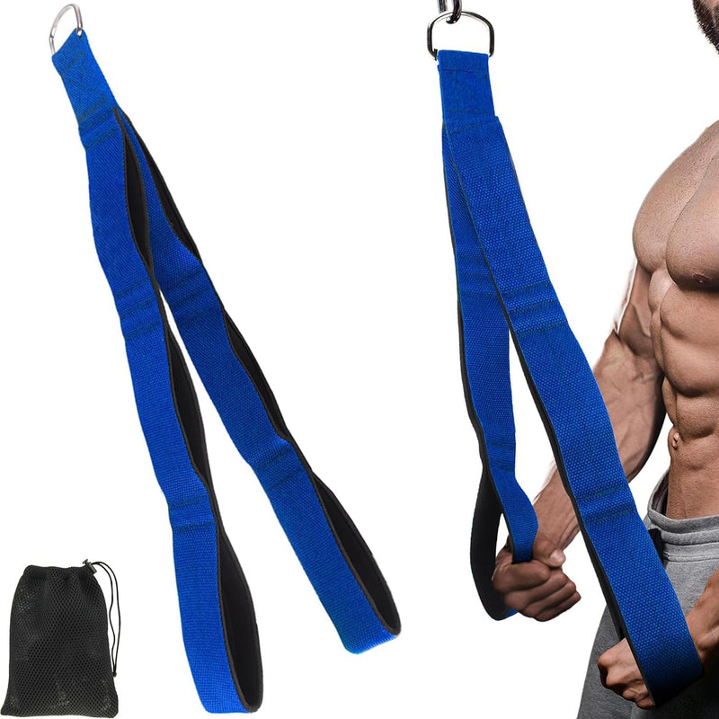 Load image into Gallery viewer, triceps touw fitness apparatuur, krachttraining Spantouw wordt geleverd met opbergtas, Triceps-trainer voor lat pulldowns, geschikt voor triceps krachttraining gym accessoire
