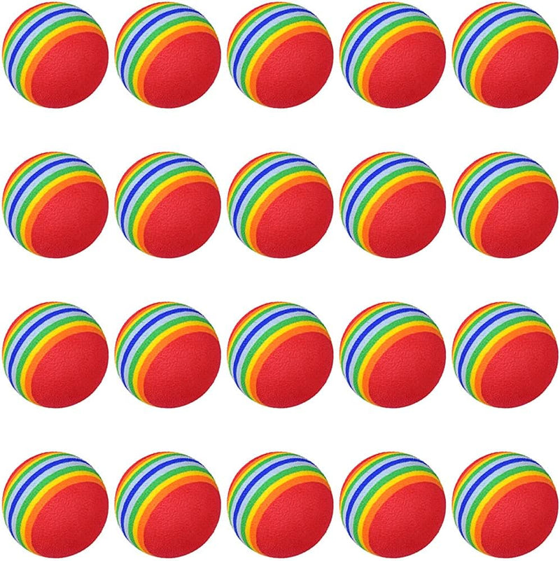 Laad afbeelding in Galerijviewer, Schuim golfballen 20 stuks 42 mm van zacht EVA – oefenballen – golf trainingsballen
