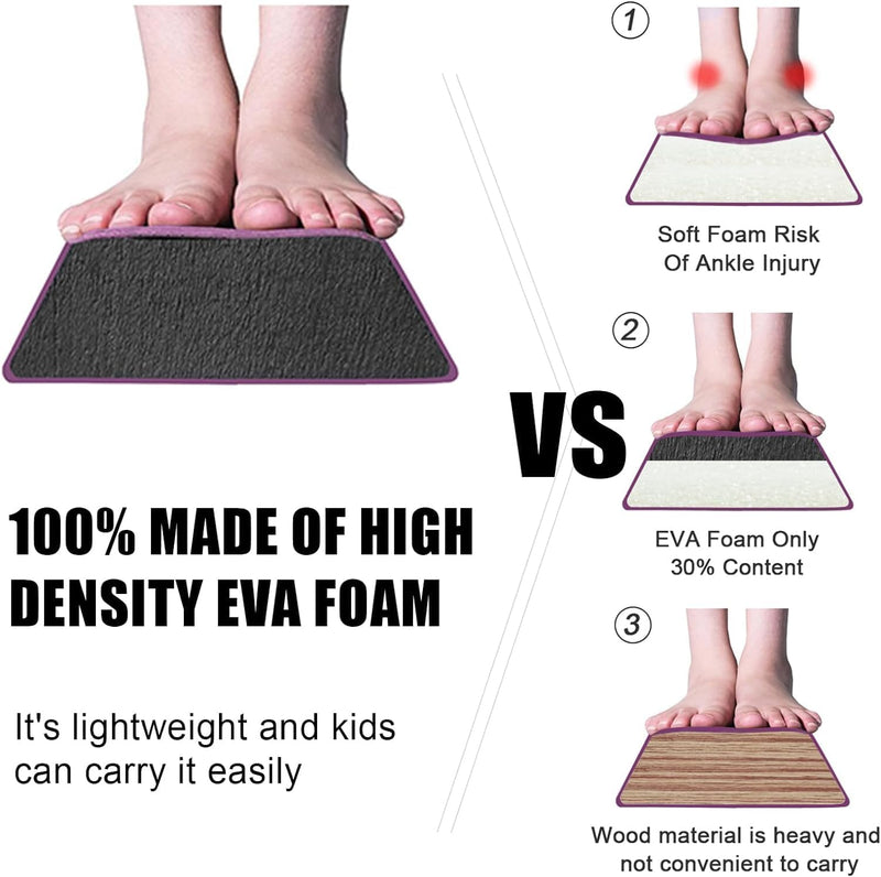 Laad afbeelding in Galerijviewer, Gymnastiekbalk 210-300 cm – opvouwbare balansbalk met antislip onderzijde en draaggreep – voor kinderen en training thuis
