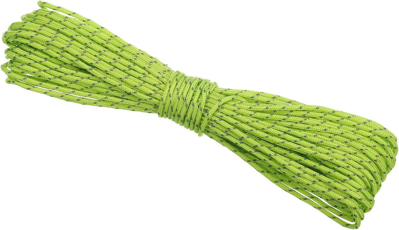 Chargez l'image dans la visionneuse de la galerie, Reflecterend tentkoord 20 meter x 2 mm fluorescerend groen – scheerlijn – camping touw
