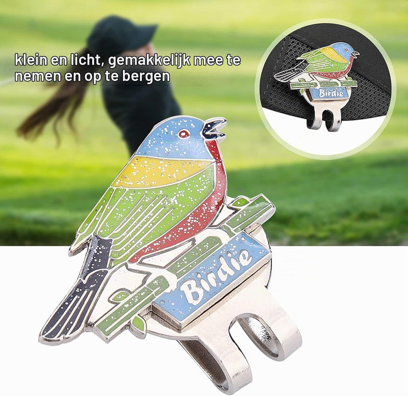 Load image into Gallery viewer, Magnetische golfbal marker met roestvrijstalen petclip en decoratief ontwerp – balmarker – golfaccessoires
