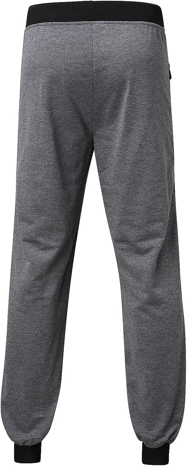 Laad afbeelding in Galerijviewer, Heren joggingbroek van katoenmix met zakken en print – sportbroek – trainingsbroek
